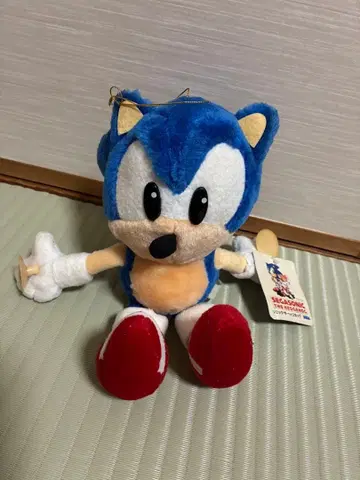 세가 소닉 더 헤지혹 레어 레트로 봉제 인형