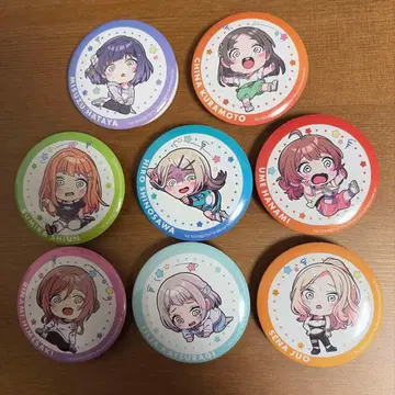 학원 아이돌 마스터 유라링 캔뱃지 8개 세트