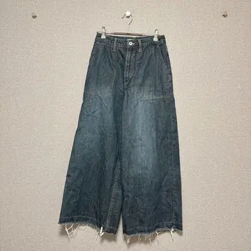 [TOM CROSS] 와이드 데님(M)/면 100% 캐주얼 팬츠