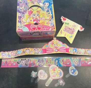 프리큐어 케이크 피크 장식 가랜드 생일 아이돌