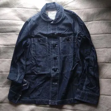 ALPHA INDUSTRIES 다크 블루 데님 자켓 M