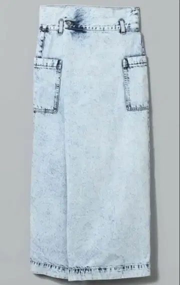 지나시스 데님 롱 스커트