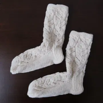 손뜨개질 양말 스즈란 양말