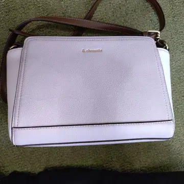 & chouette 라이트 그레이 숄더백