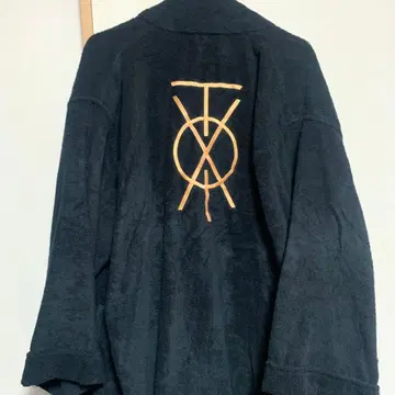 동방신기 굿즈 (타월 원단 가운 블랙)