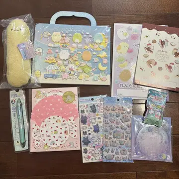 스미코구라시 문구 세트 프릭션 볼펜