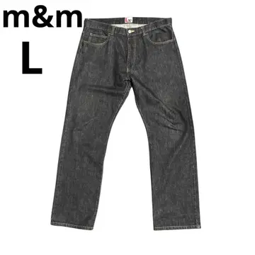 m&m CUSTOM PERFORMANCE 블랙 데님 팬츠 일본제