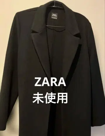 ZARA 블랙 체스터 코트