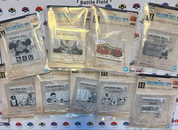 제일복권 DRAGON BALL 40th H상 스탠드 & 로고 블록 9개