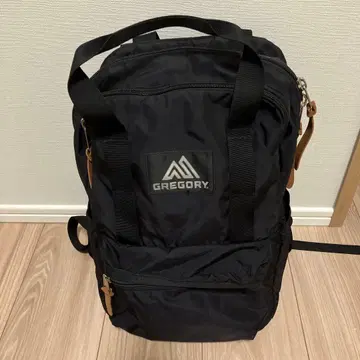 GREGORY 블랙 백팩 사용 빈도 적음