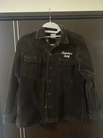 Standard Cali 차콜 코듀로이 셔츠 S