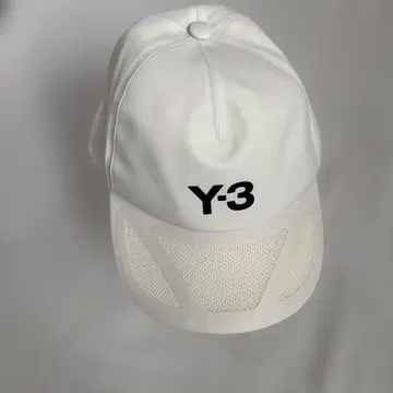 Y-3 아디다스 콜라보 화이트 야구 모자
