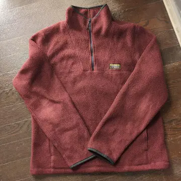 L.L.Bean 버건디 플리스 자켓 MED-REG