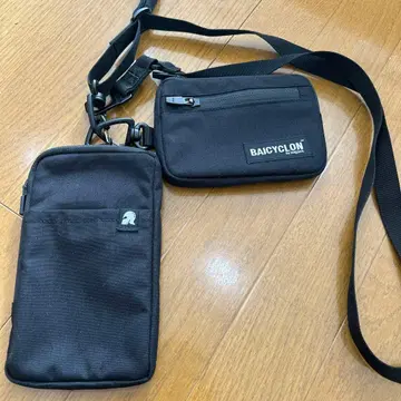BAICYCLON 블랙 스마트폰 숄더백