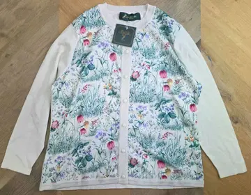 새상품 장밋빛 인생 꽃무늬 가디건 M 사이즈 모리걸 y60