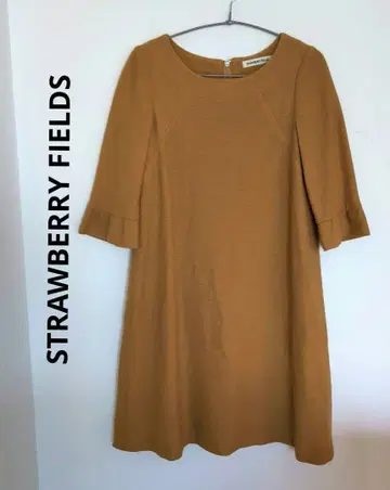 STRAWBERRY FIELDS A라인 원피스 울