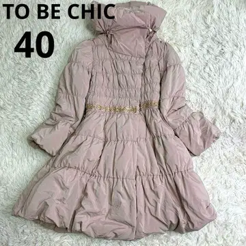 TO BE CHIC 숄카라 빅카라 롱다운 코트