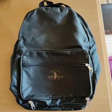 나일론 소재 블랙 백팩