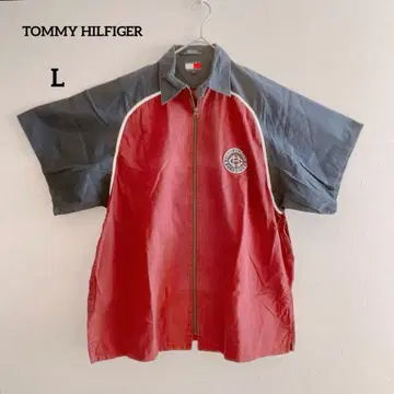 타미힐피거 CLASSICS 지퍼 자켓 반팔 L