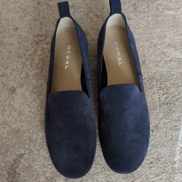 REGAL 네이비 스웨이드 펌프스