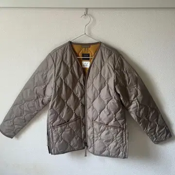 TAION V NECK ZIP JACKETS 베이지 M