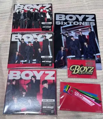 SixTONES BOYZ 3가지 형태 초회 통상 CD