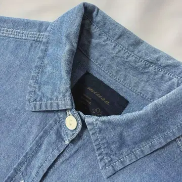 miusa 미우자 샴브레이 긴팔 셔츠 원피스