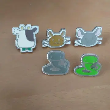 우시자와 핀 배지 세트