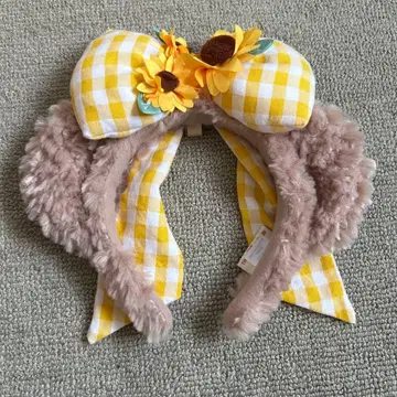 디즈니씨 셰리메이 해바라기 머리띠