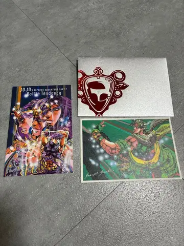 죠죠의 기묘한 모험 원화전 엽서 2장 & 봉투 세트 제2부 조셉