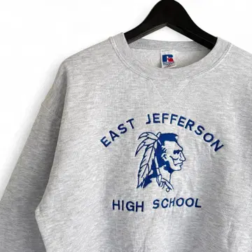 90s 멕시코제 RUSSELL 맨투맨 그레이 M A6