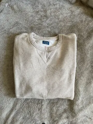 J.Crew 베이지/그레이 크루넥 트레이닝복 M