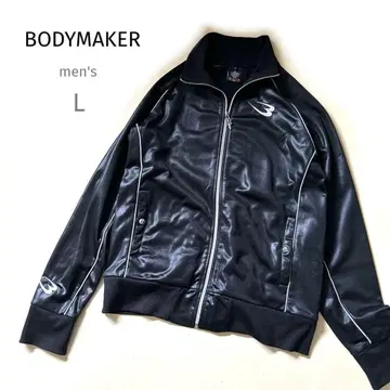 새상품급 바디메이커 블랙 저지 상의 자켓 Ly2k 크로스 오니 빈티지