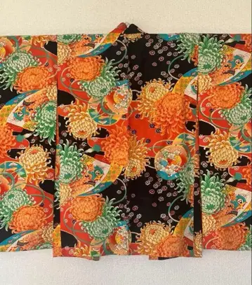 [ 새상품급, 레어 패턴 ] 아주 귀여운 앤티크 패턴, 설날에도! 겉옷