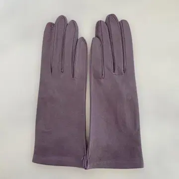 미사용 이탈리아제 가죽 그로브 라벤더 가죽 장갑 안감 없음 사이즈 7