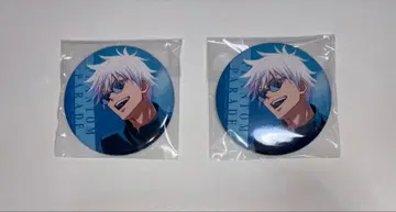 주술회전 팬파레 복권 고죠 사토루 캔뱃지 2개