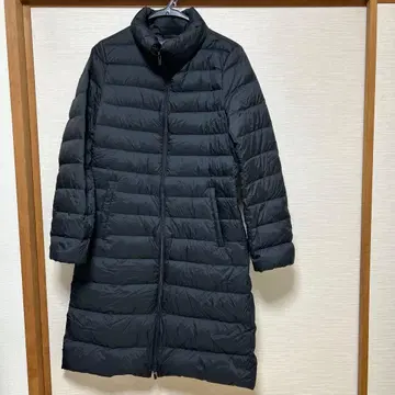 유니클로 울트라 라이트 다운 롱 코트 블랙 M