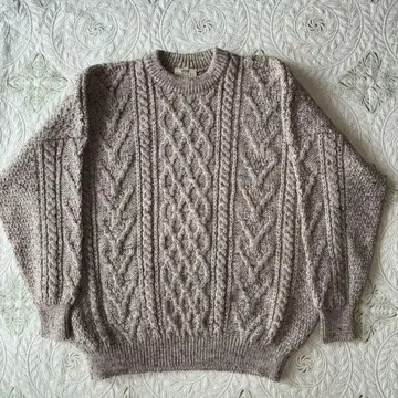 피셔맨 니트 스웨터 케이블 니트