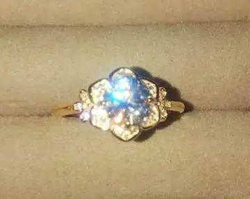 미사용품 R.made 아루메이도 길경 모이사나이트 프리 사이즈 반지