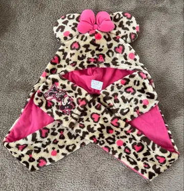 미니 마우스 레오파드 무늬 후드