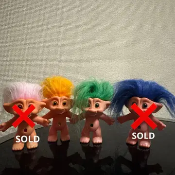 트롤 인형 2체 세트