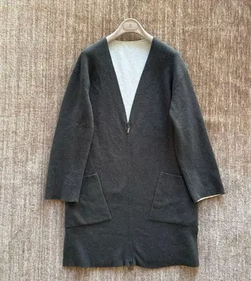 아크리스 AKRIS 캐시미어 니트 자켓 카키