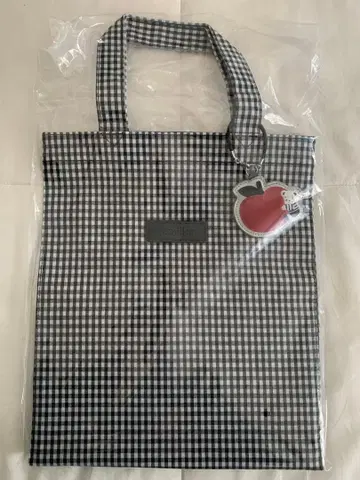 파밀리아 깅엄 체크 토트백
