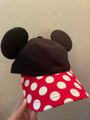 미키 귀도리 모자