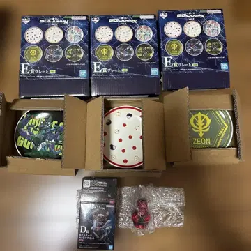 제일복권 지크 액스 vol.3 D상 모빌슈트 헤드 마그넷+E상 플레이트