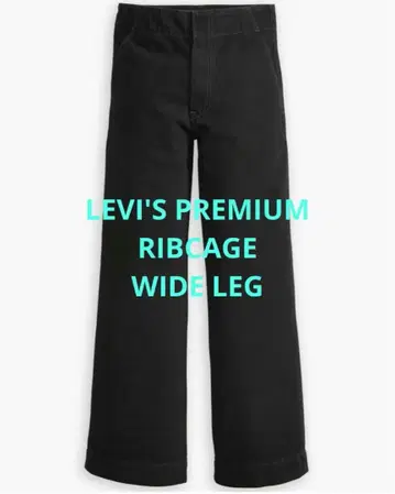 [새상품 택 포함] 리바이스 프리미엄 립케이지 와이드 레그