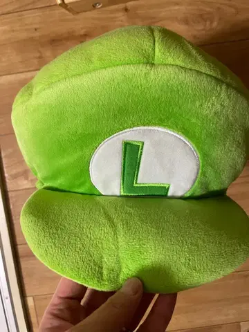 루이지 플리스 모자 L 로고 포함 새상품급