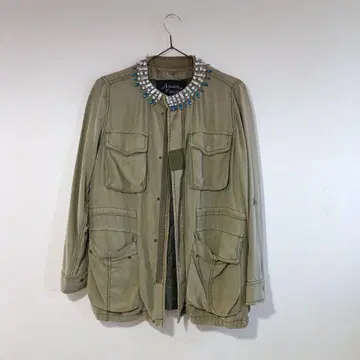 Another Edition 비쥬 밀리터리 자켓