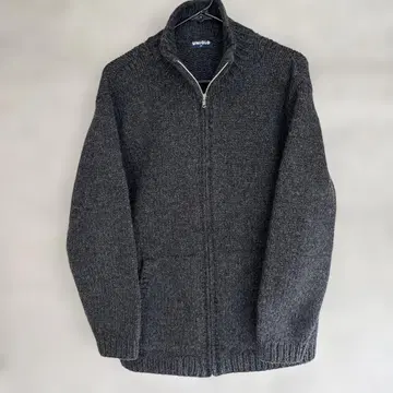 [빈티지] 파란 택 UNIQLO 그레이 니트 스웨터 M 사이즈