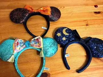 미니 마우스 귀 머리띠 3종 세트